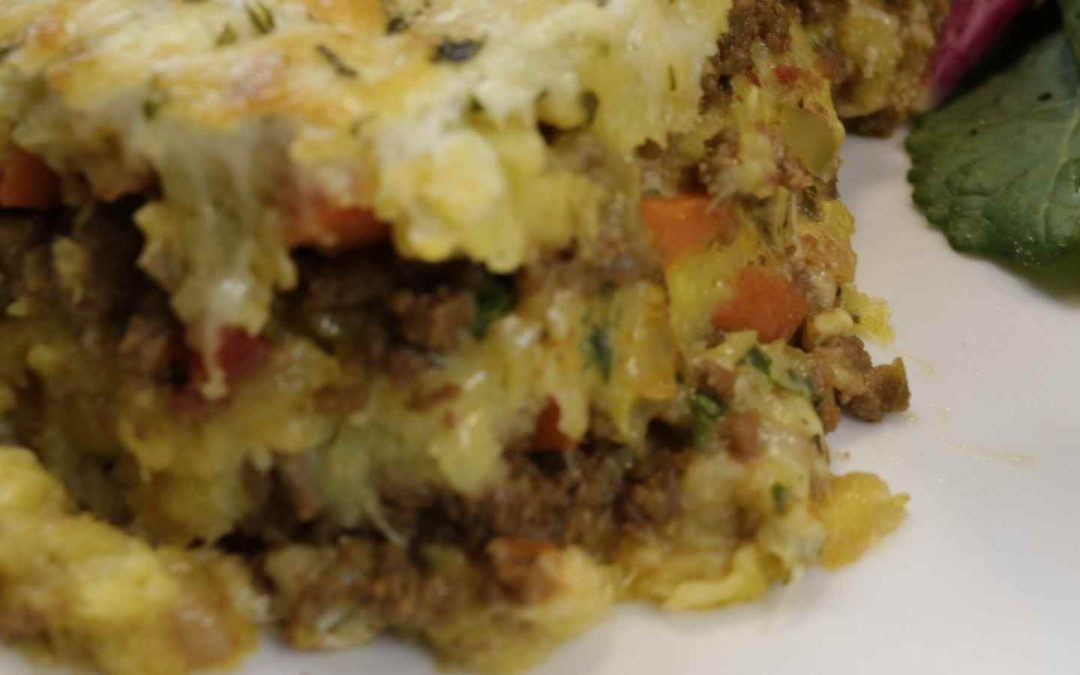 DOMINICAN RIPE PLANTAIN CASSEROLE