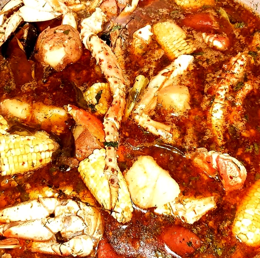 Saucy Cajun Seafood Boil