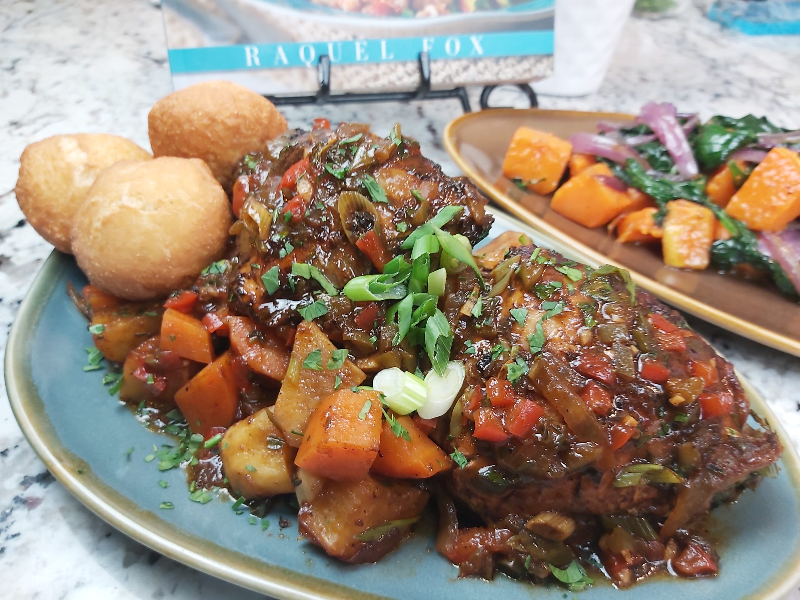 JAMAICAN BROWN STEW CHICKEN Island Gurl Foods