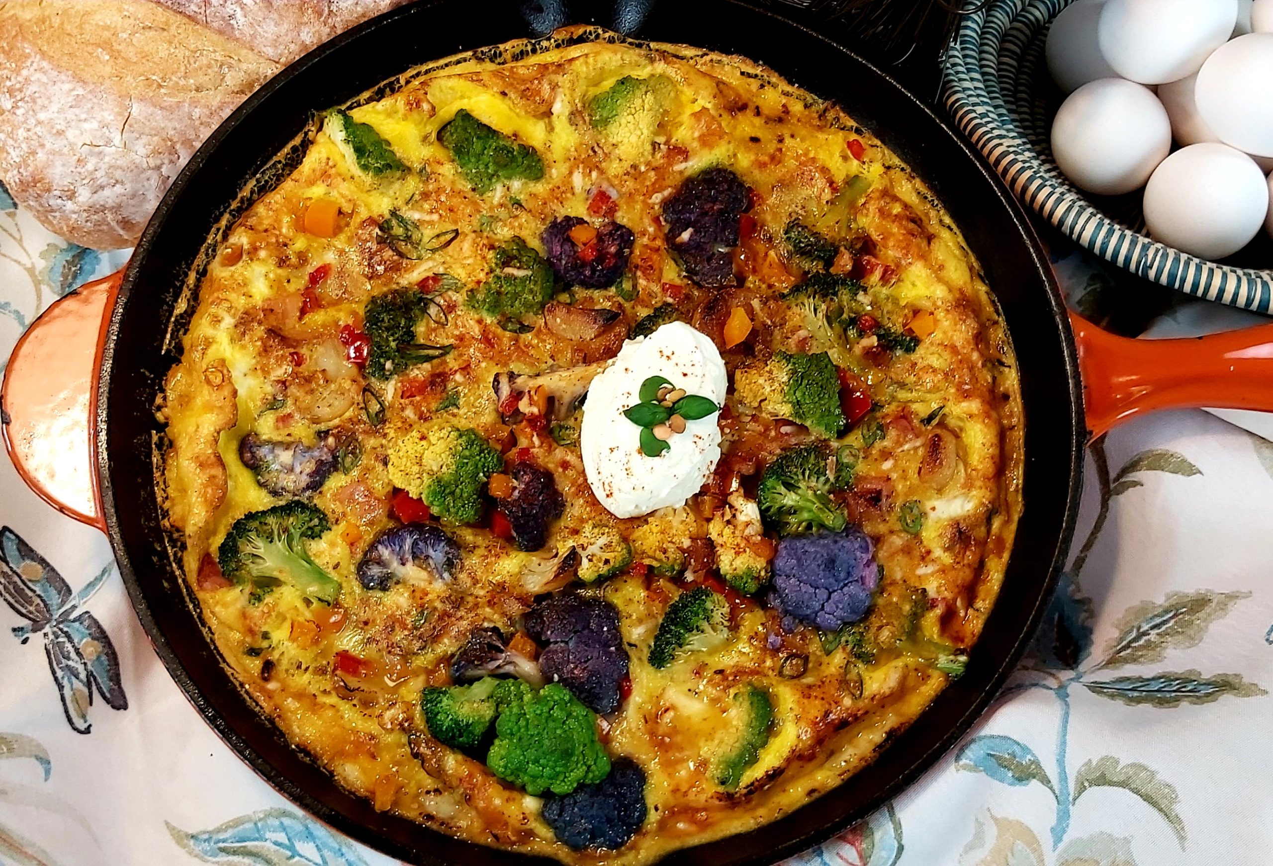 Sweet Potato Spring Frittata