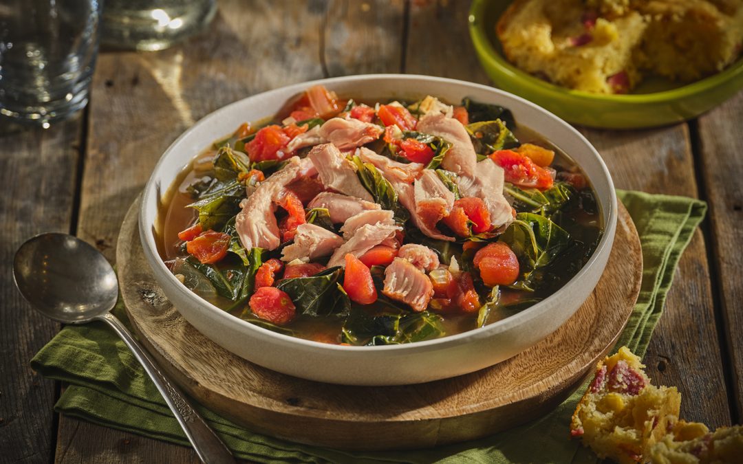 Southern Collard Greens with Smoked Turkey