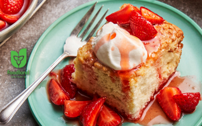 Tres Leches Cake with Strawberries