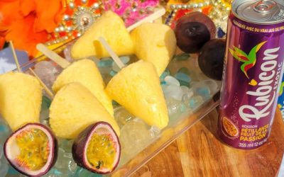 Creamy Passion Fruit Ice Cups
