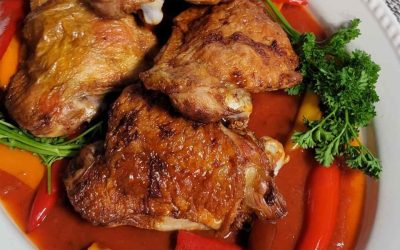 Air Fried Turkey with Bahama Steamed Sauce