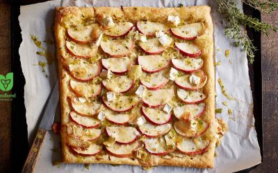 Leek, Apple and Brie Tart