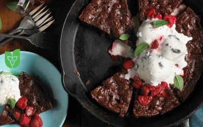 Grilled Strawberry Brownie 