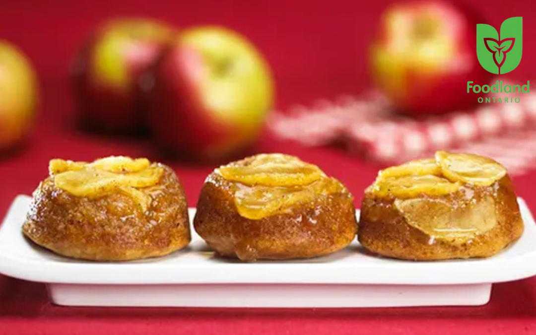 Upside-Down Mini Apple Cakes