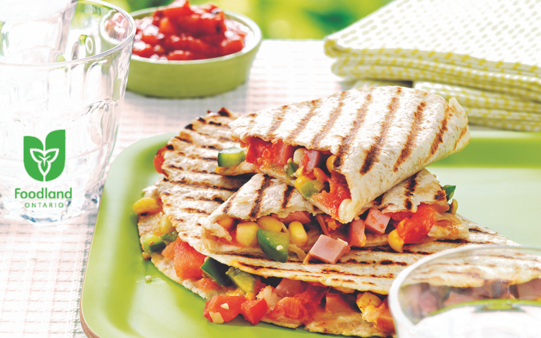 SMOKED TURKEY BARBECUED QUESADILLAS