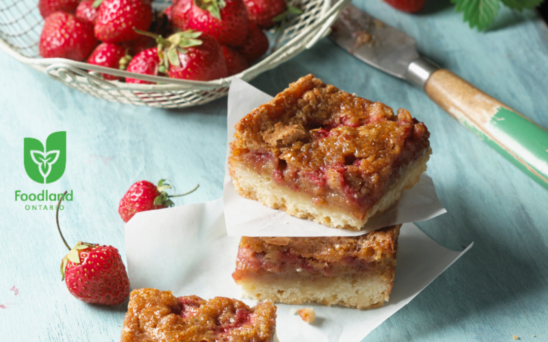 Strawberry Butter Tart Squares