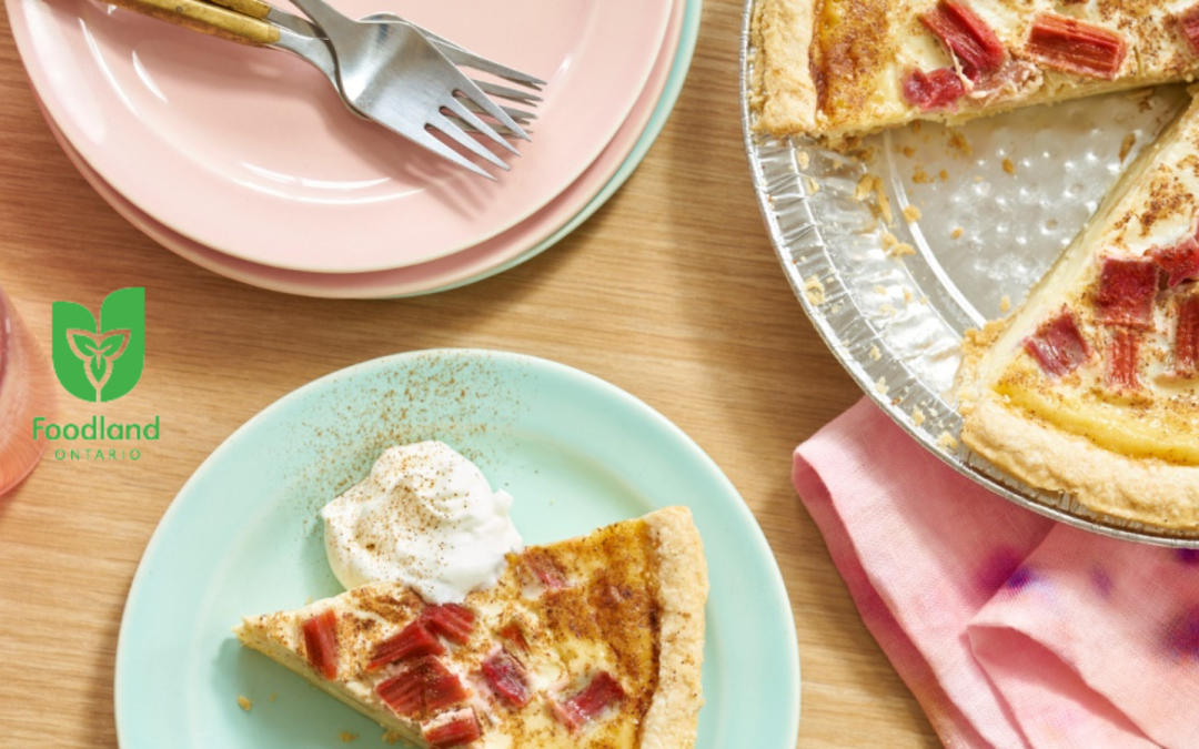 Caribbean Custard Apple Rhubarb Pies