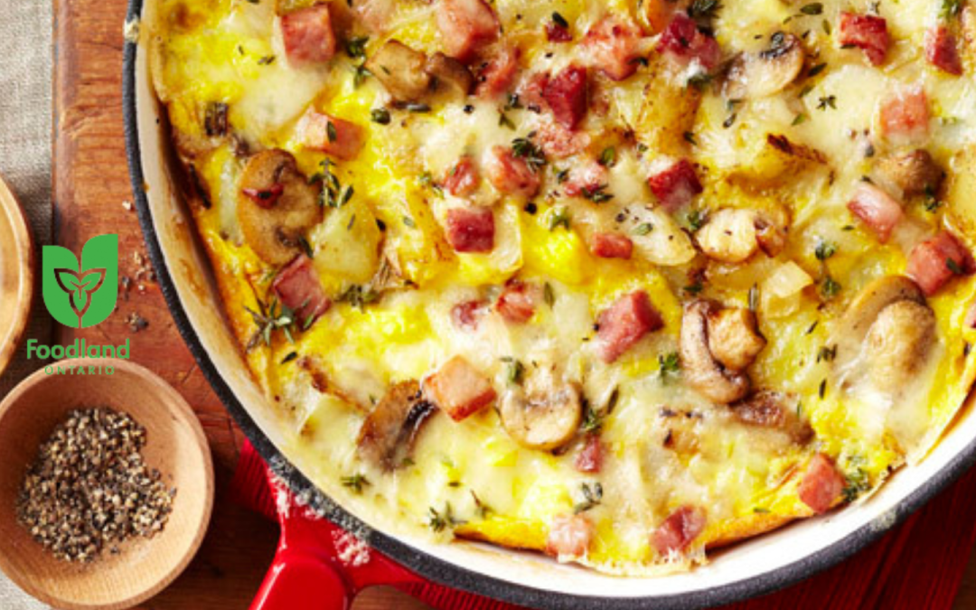 Potato, Ham and Mushroom Frittata