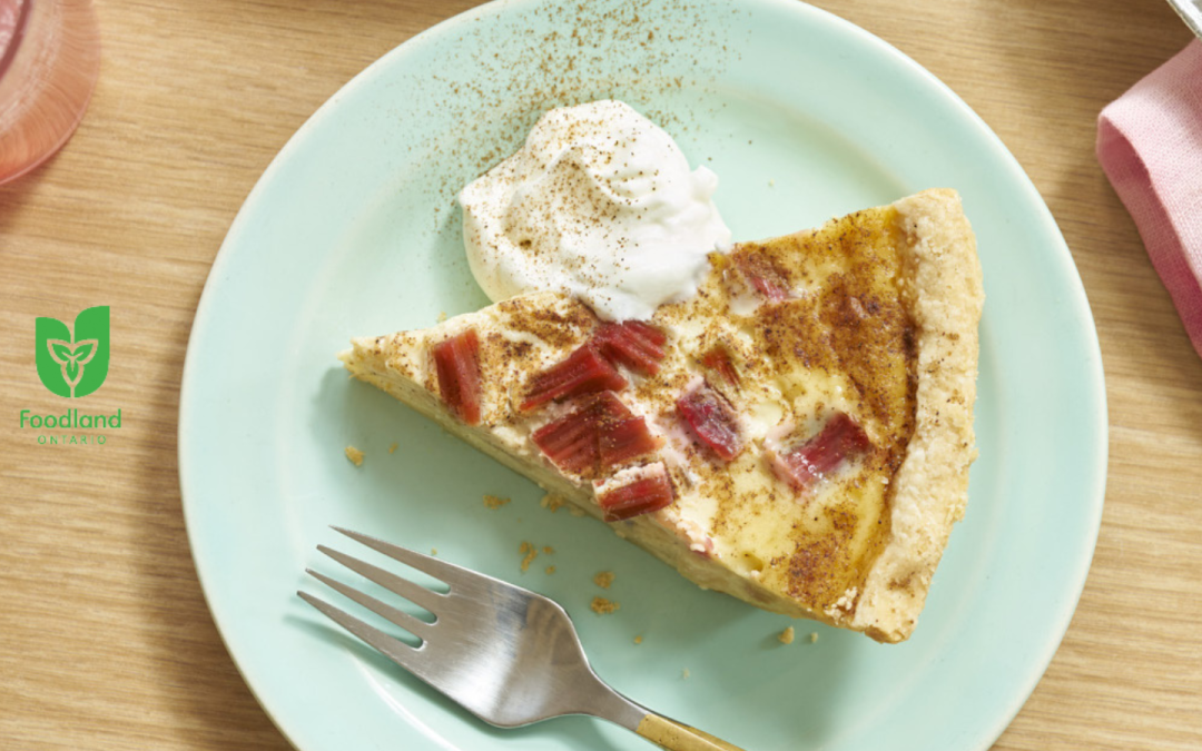 Caribbean Custard Apple Rhubarb Pies