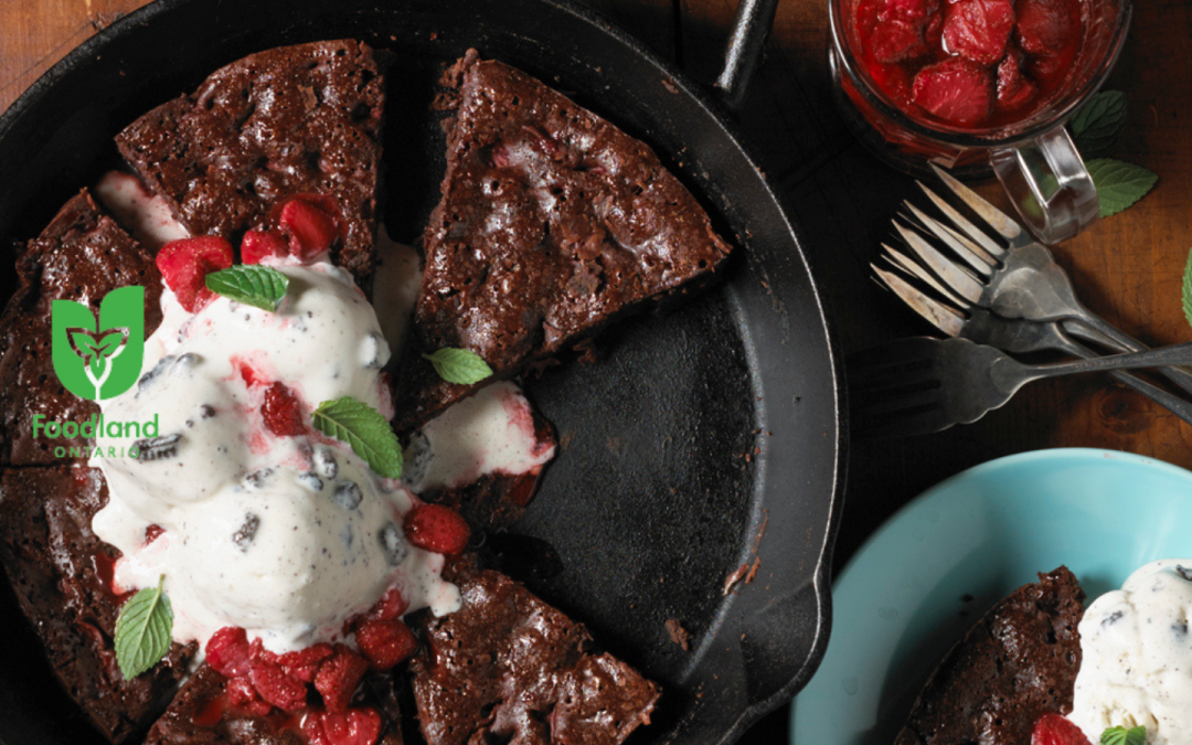 Grilled Strawberry Brownie