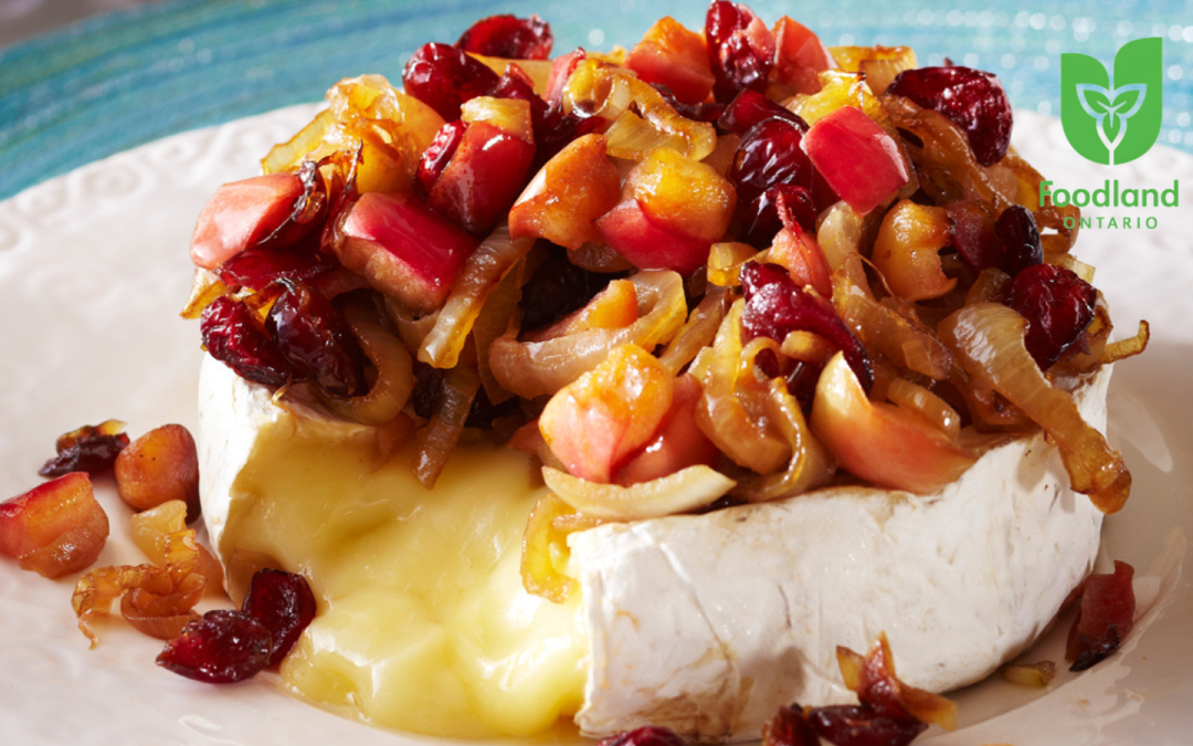 Warm Brie with Caramelized Topping