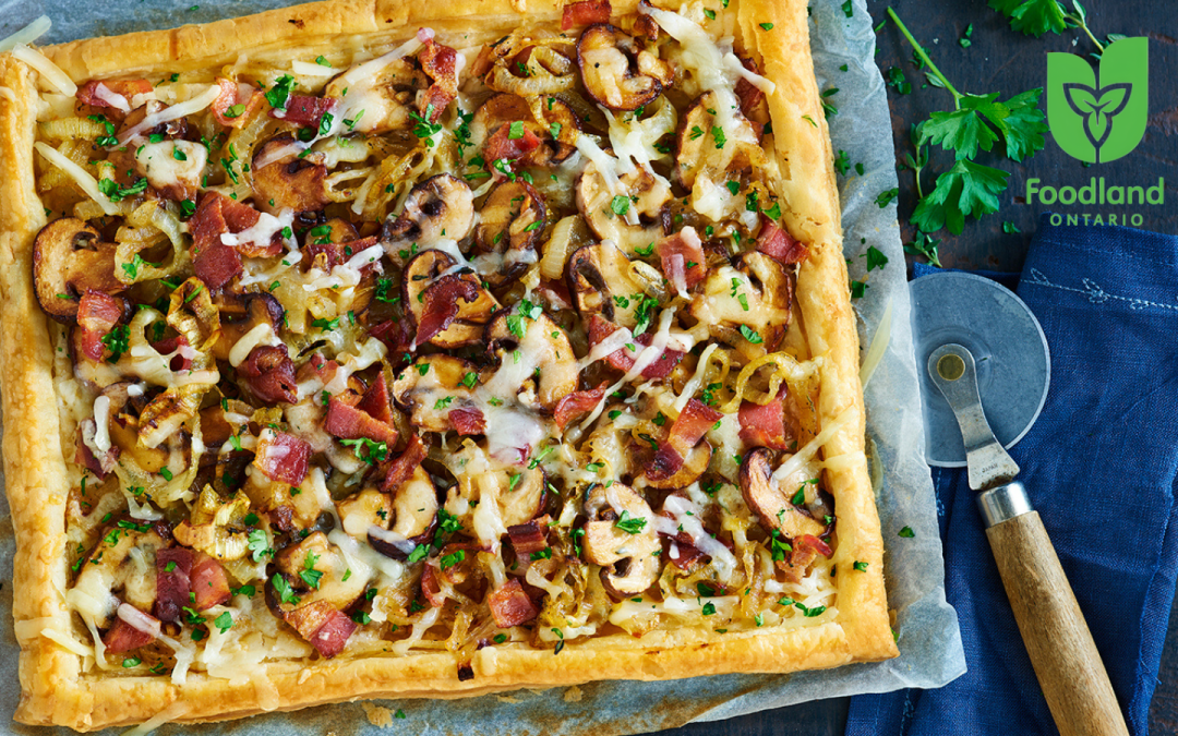 Onion, Mushroom and Bacon Bites