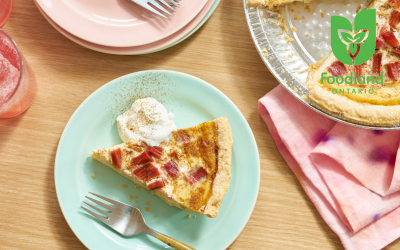 Caribbean Custard Apple Rhubarb Pie